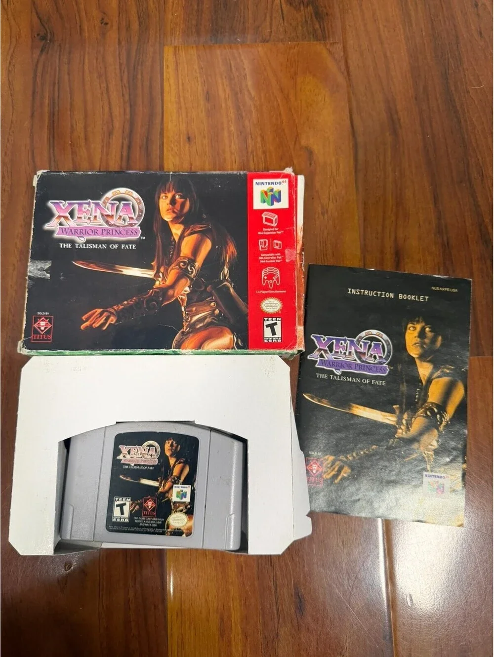 Xena Warrior Princess Talisman of Fate Nintendo 64 N64 CIB Complete Box Manual